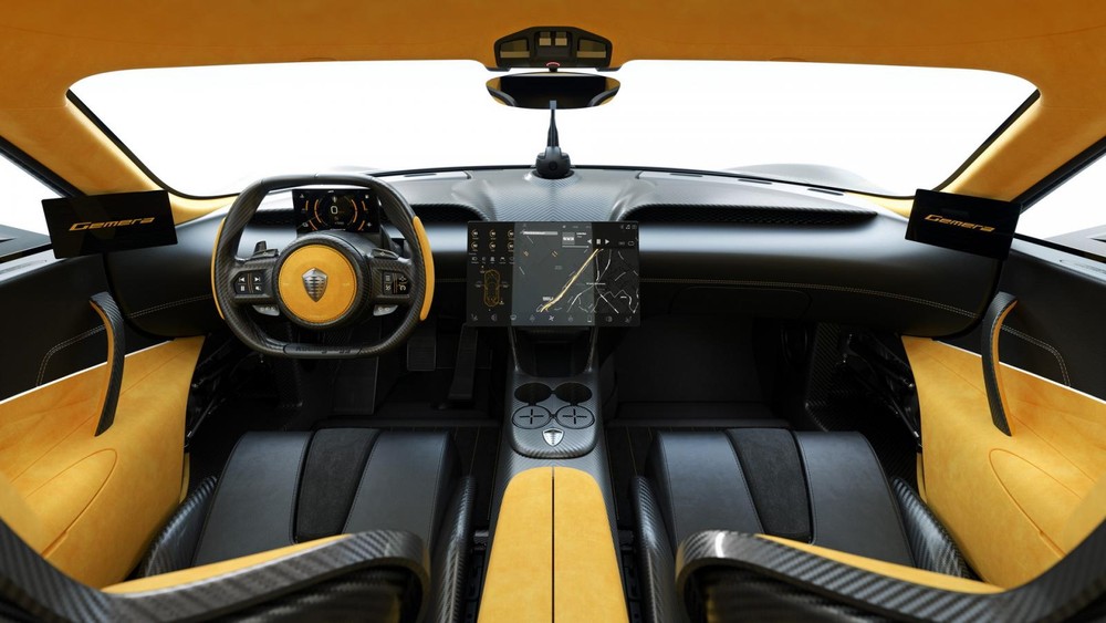 Khoang lái của siêu phẩm Koenigsegg Gemera