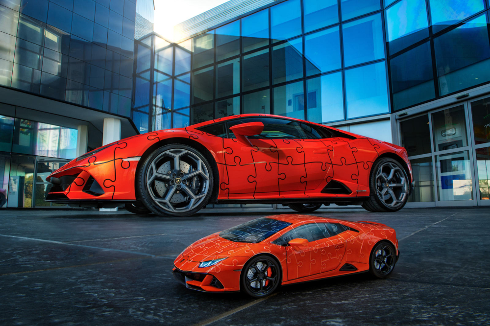 Bên sườn hình lắp ráp Lamborghini Huracan Evo 3D Bên sườn hình lắp ráp Lamborghini Huracan Evo 3D