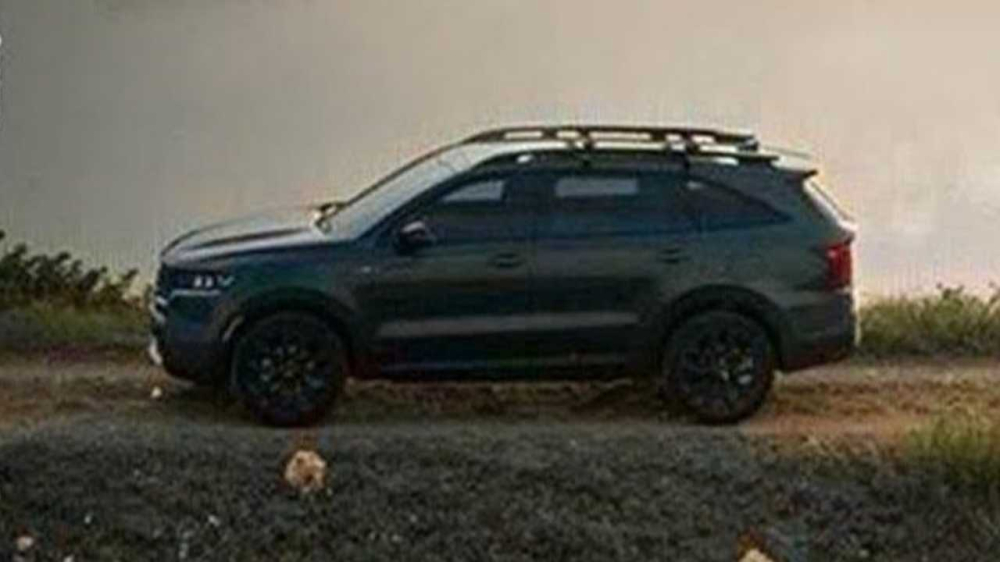 Mẫu xe được cho là Kia Sorento X-Line 2021 tại Mỹ