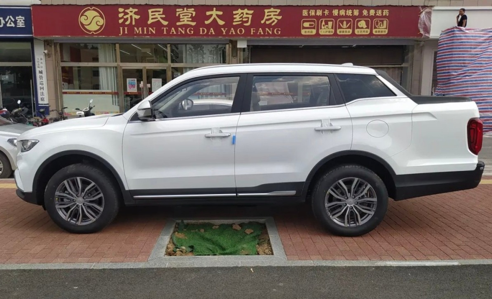 Nhìn từ bên sườn, ta có thể nhận thấy rõ hình thái dị thường của Farizon FX