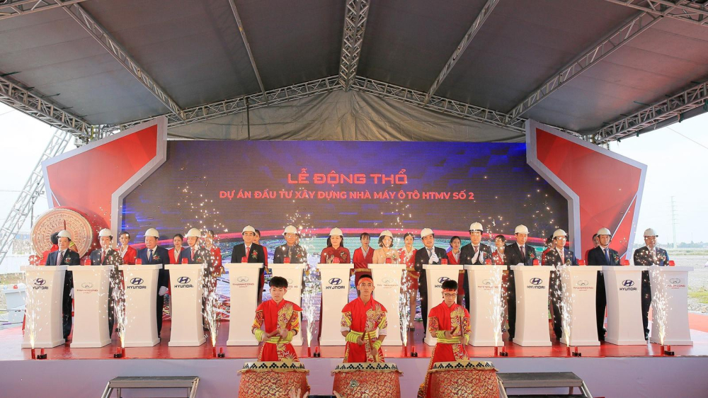 Nhà máy HTMV 2 của Tập đoàn Thành Công dự kiến sẽ đạt công suất lắp ráp xe Hyundai lên tới 100.000 xe/năm, vượt trội so với nhà máy đầu tiên