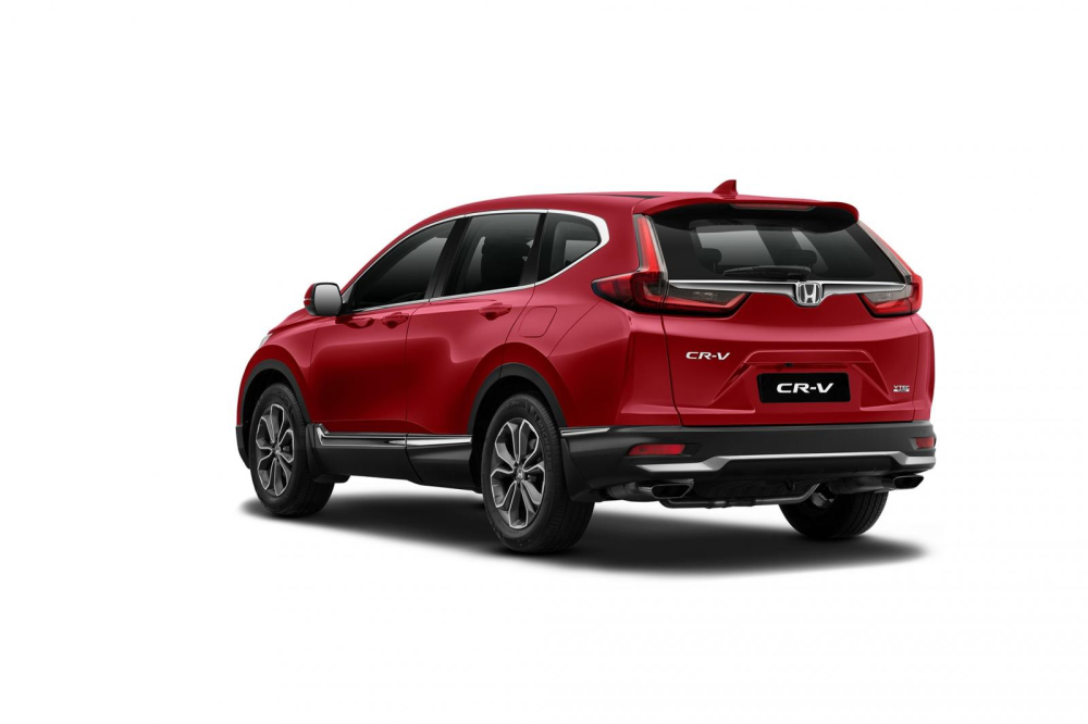 Màu đỏ này có dạng nhám chứ không đổ bóng, đem lại vẻ ngoài thể thao cho Honda CR-V 2020