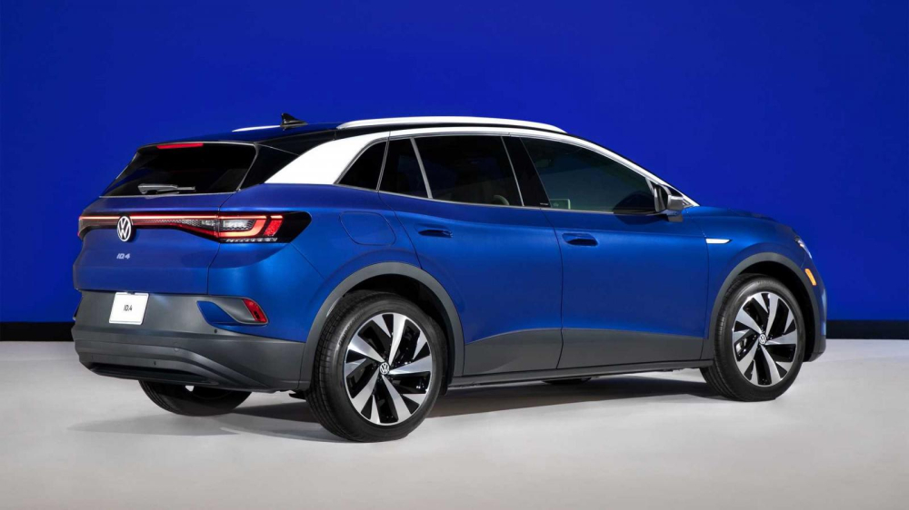 Phía sau của Volkswagen ID.4 2021 Phía sau của Volkswagen ID.4 2021
