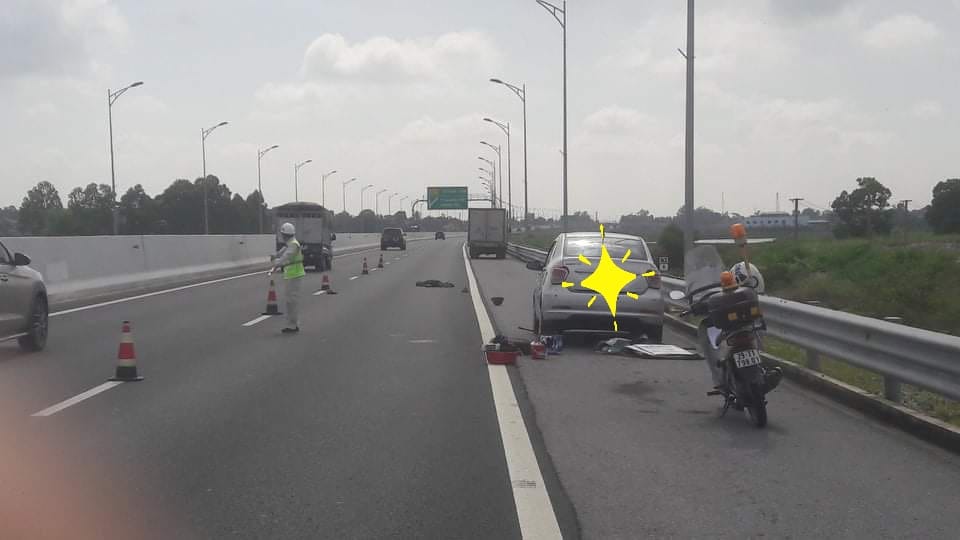 Hiện trường vụ tai nạn trên cao tốc Hạ Long - Hải Phòng