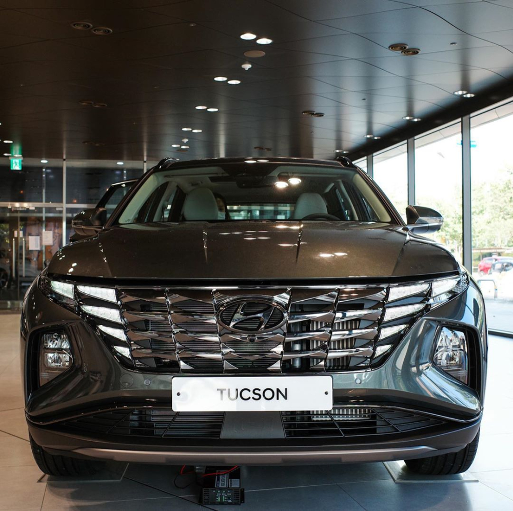 Thiết kế đầu xe của Hyundai Tucson 2021