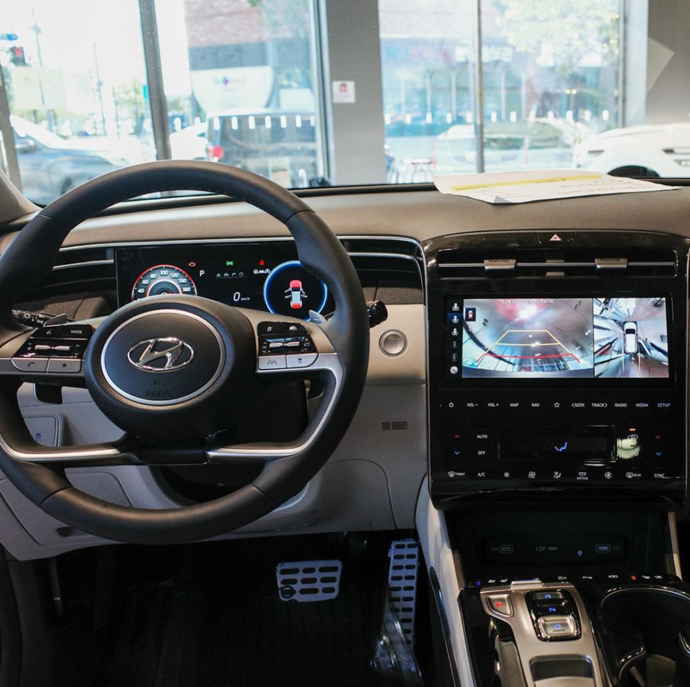 Vô lăng của Hyundai Tucson 2021