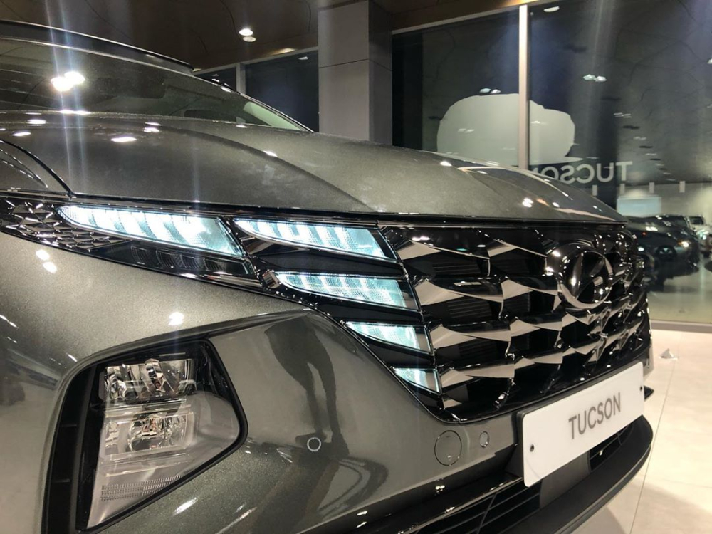 Đèn LED định vị ban ngày ấn tượng của Hyundai Tucson 2021