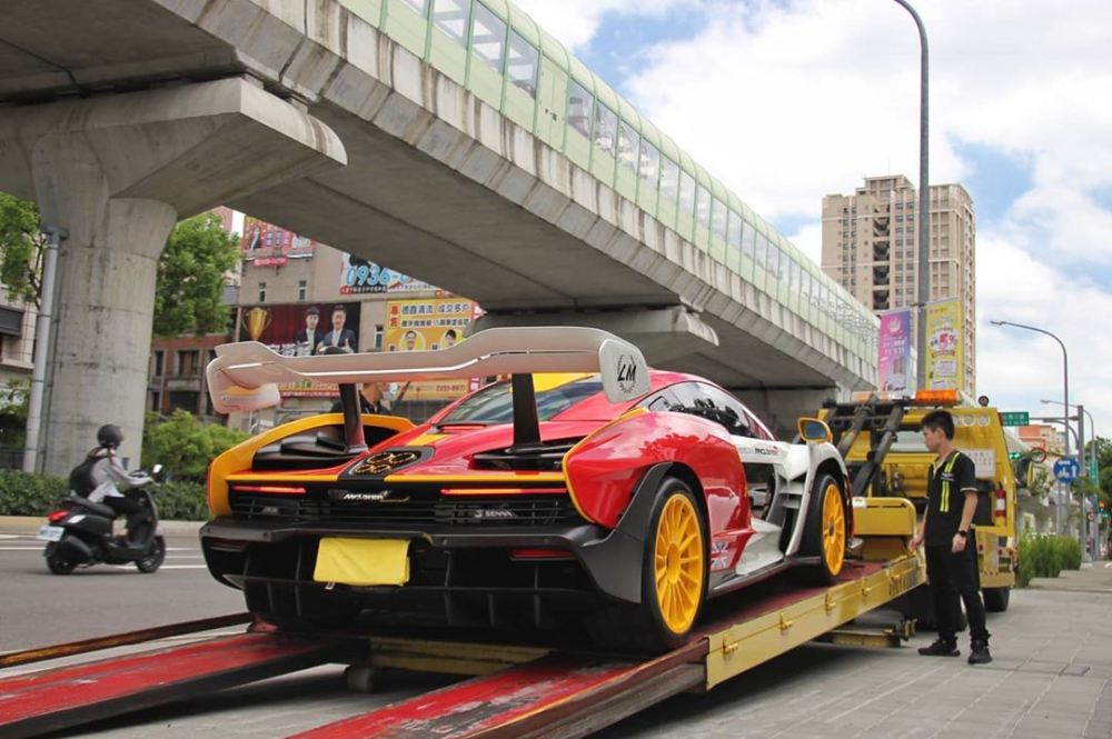 Thiết kế phần đu&ocirc;i xe của McLaren Senna Lemans đầu ti&ecirc;n đến Đ&agrave;i Loan