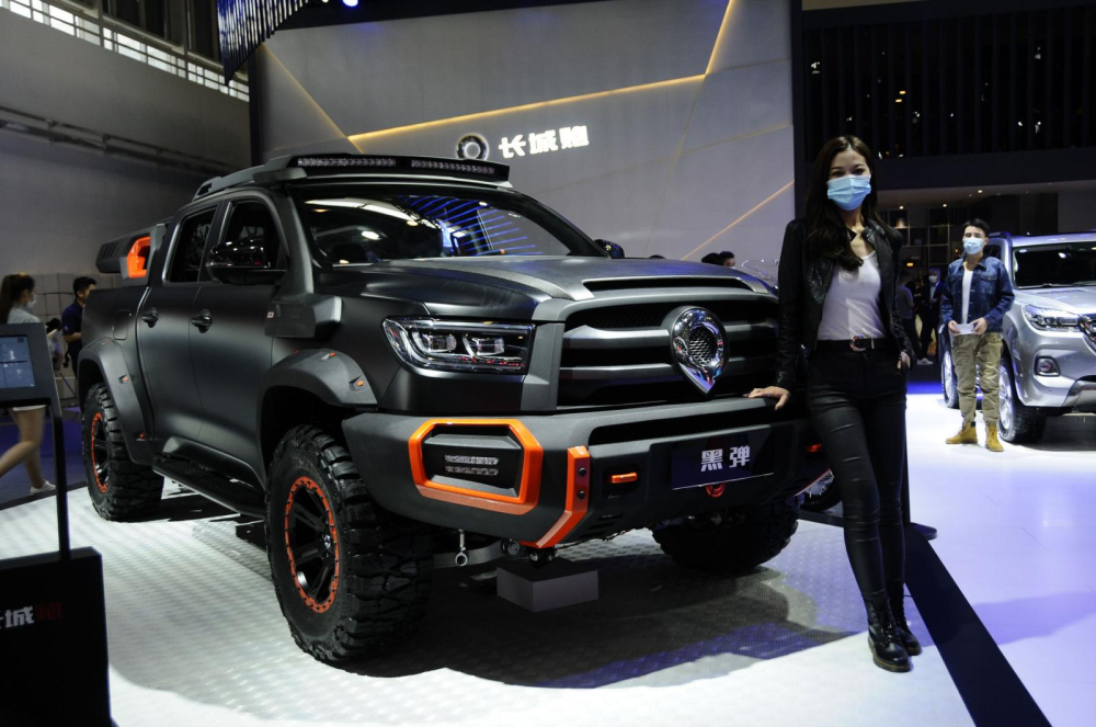 Great Wall Black Bullet là một mẫu bán tải concept trông rất hầm hố tại hội trường Triển lãm Bắc Kinh 2020 Great Wall Black Bullet là một mẫu bán tải concept trông rất hầm hố tại hội trường Triển lãm Bắc Kinh 2020