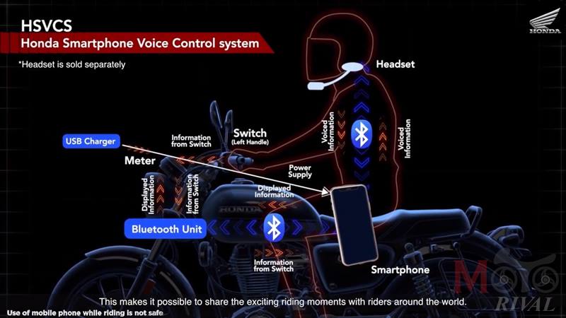 Xe mang kết nối Bluetooth thông minh, kết hợp hỗ trợ điều khiển giọng nói