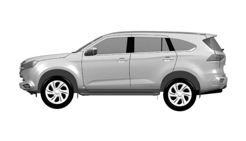 Thiết kế bên sườn của Isuzu MU-X 2021 không còn bằng phẳng như trước