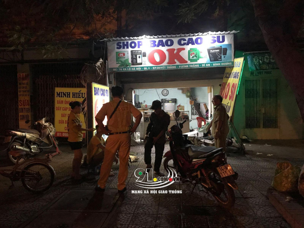 Lực lượng chức năng có mặt tại hiện trường vụ tai nạn