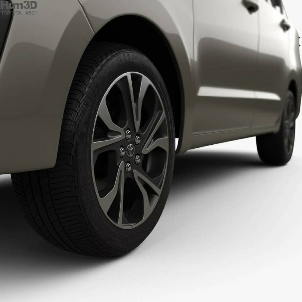 Bộ vành màu tối của Toyota Innova 2021