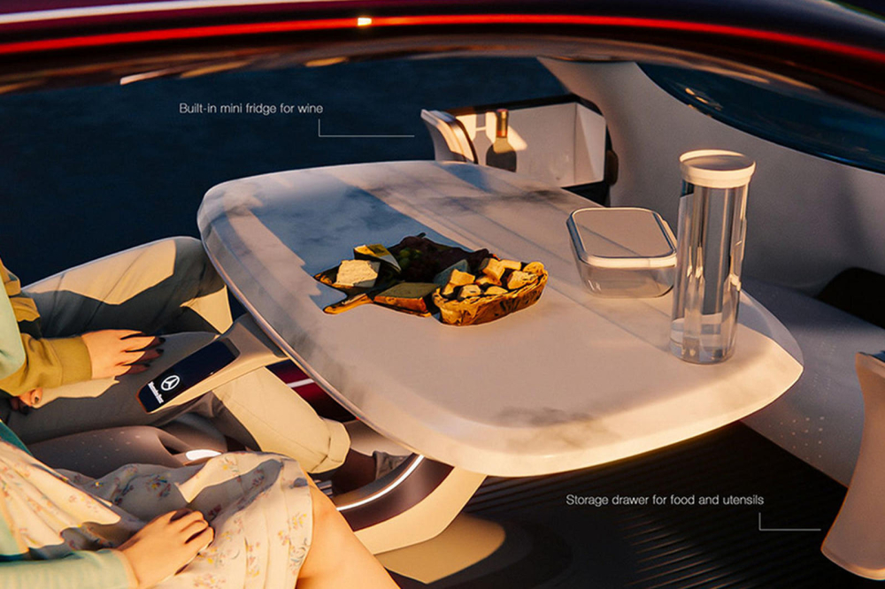 Mercedes-Benz Vision Duet c&oacute; nội thất như ph&ograve;ng chờ VIP tiện nghi