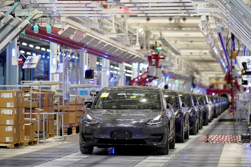 Tesla Model 3 được sản xuất tại nhà máy ở Thượng Hải, Trung Quốc