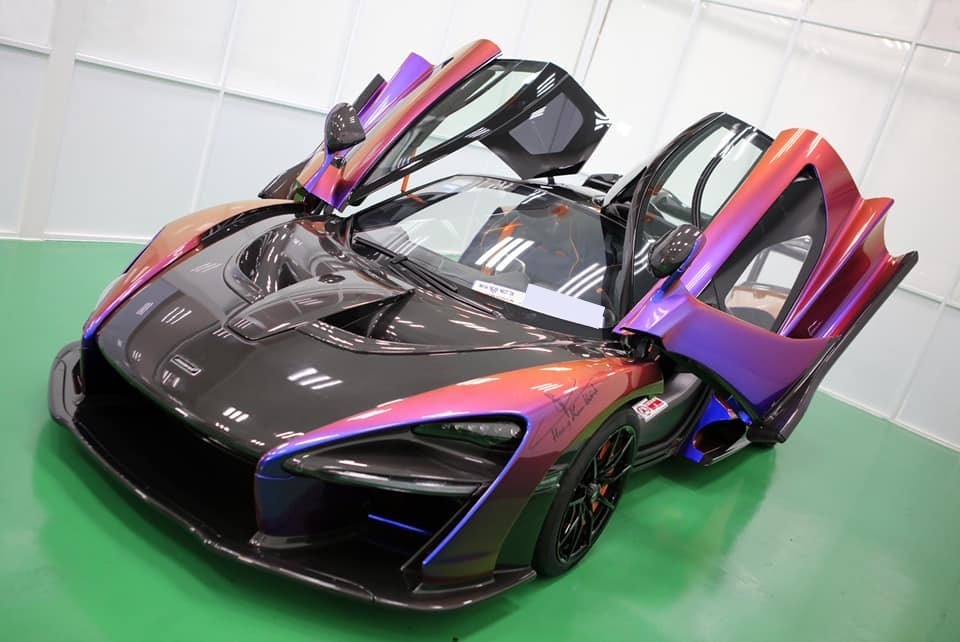 McLaren Senna của doanh nh&acirc;n quận 12 mang m&agrave;u Cerberus Pearl 