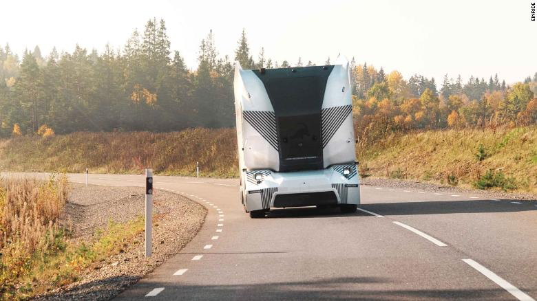 Xe đầu k&eacute;o tự l&aacute;i Einride T-Pod