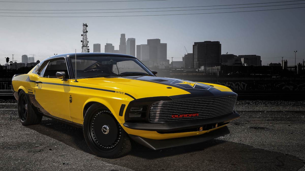 Ford Mustang Quadra là chiếc xe độc nhất vô nhị ra đời qua sự hợp tác của Rockstar Energy Drink và CD Projekt Red