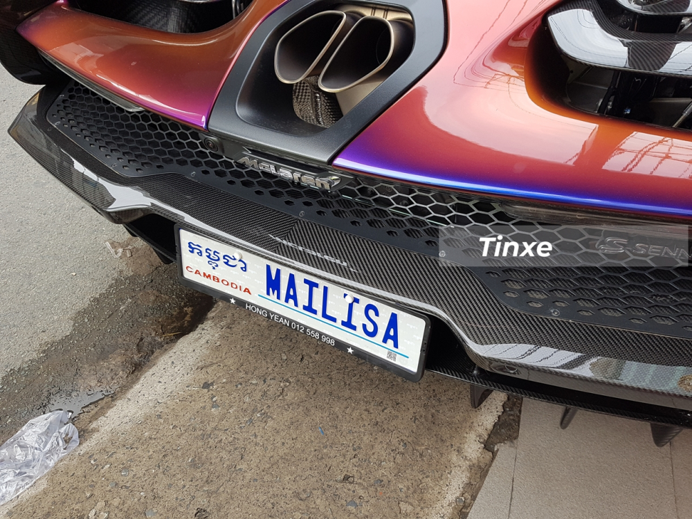 McLaren Senna của doanh nhân quận 12 đeo biển số Campuchia