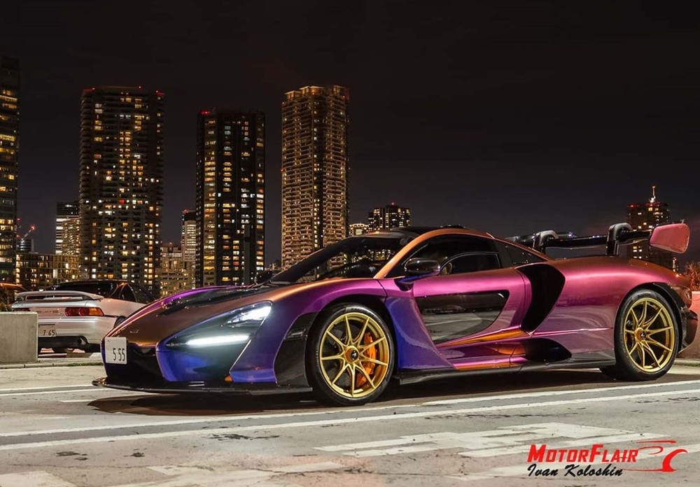 Đây là McLaren Senna mang màu Cerberus Pearl ở Nhật Bản