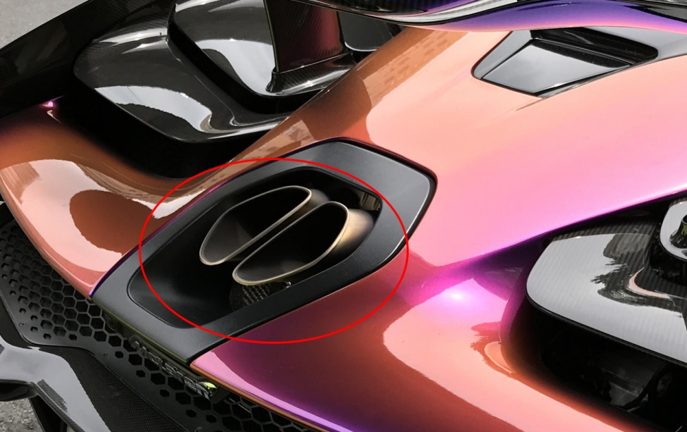 Ống xả kép McLaren Senna của đại gia Việt