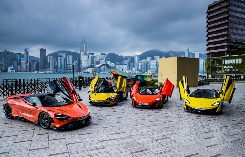McLaren 765LT cùng dàn siêu xe McLaren ở Hồng Kông