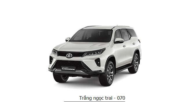 M&agrave;u trắng ngọc trai của Toyota Fortuner đắt hơn 8 triệu đồng