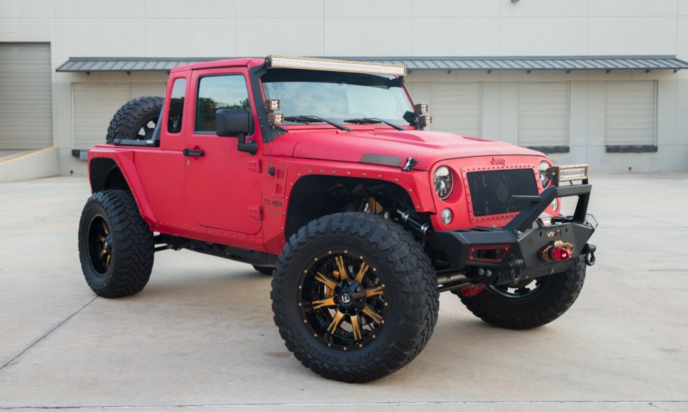 Chiếc Jeep Wrangler ban đầu đã lột xác hoàn toàn nhờ những trang bị mới