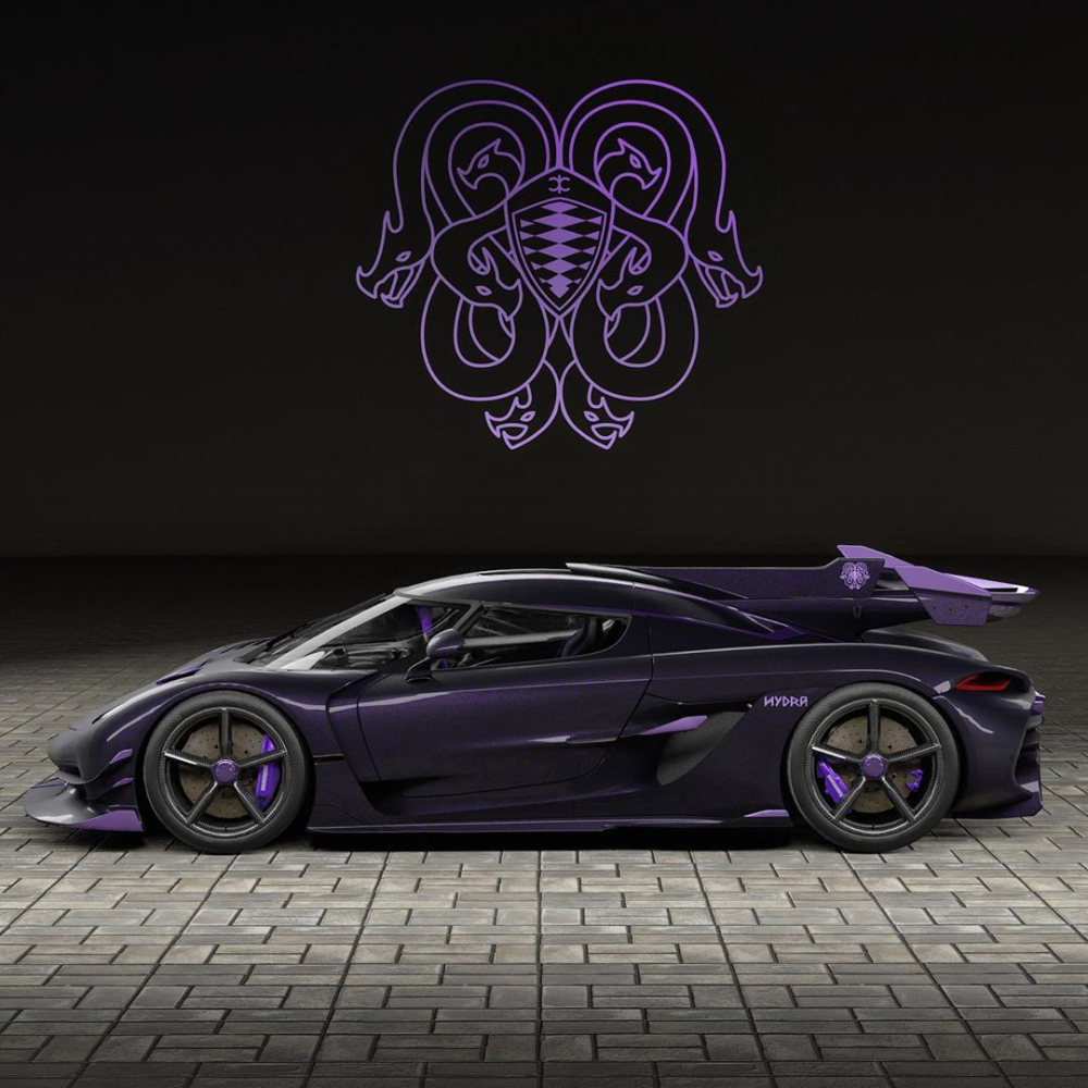 Hình ảnh phác họa của Koenigsegg Jesko Hydra