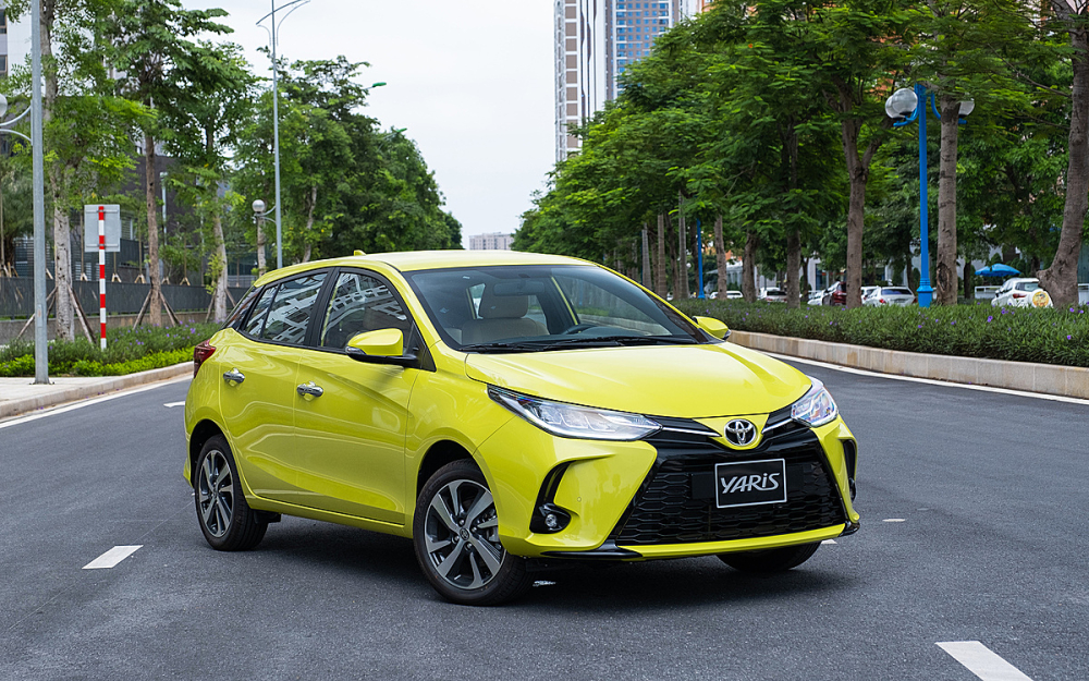 Toyota Yaris l&agrave; mẫu xe hatchback hạng B quen thuộc tại Việt Nam