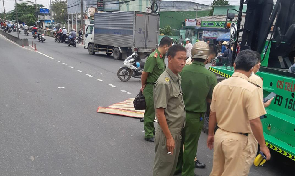 Lực lượng chức năng tại hiện trường vụ việc