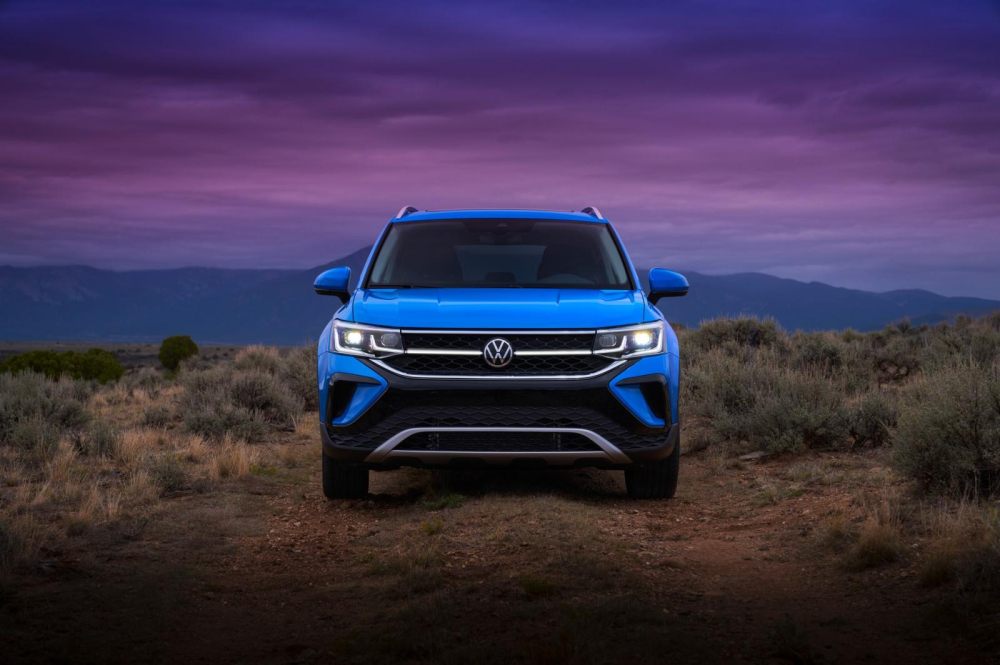 Volkswagen Taos 2022 hiện chưa được c&ocirc;ng bố gi&aacute; b&aacute;n