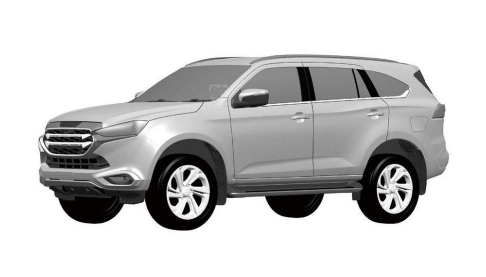 Hình ảnh rò rỉ hé lộ thiết kế đầu xe của Isuzu MU-X 2021 Hình ảnh rò rỉ hé lộ thiết kế đầu xe của Isuzu MU-X 2021
