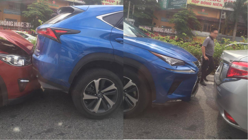 Toàn cảnh vụ tông xe dây chuyền giữa Toyota Vios, Lexus RX và xe màu đỏ được cho là Kia Cerato Toàn cảnh vụ tông xe dây chuyền giữa Toyota Vios, Lexus RX và xe màu đỏ được cho là Kia Cerato
