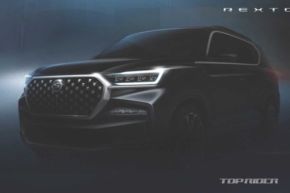 Hình ảnh úp mở của Rexton 2021 do hãng SsangYong tun ra Hình ảnh úp mở của Rexton 2021 do hãng SsangYong tun ra
