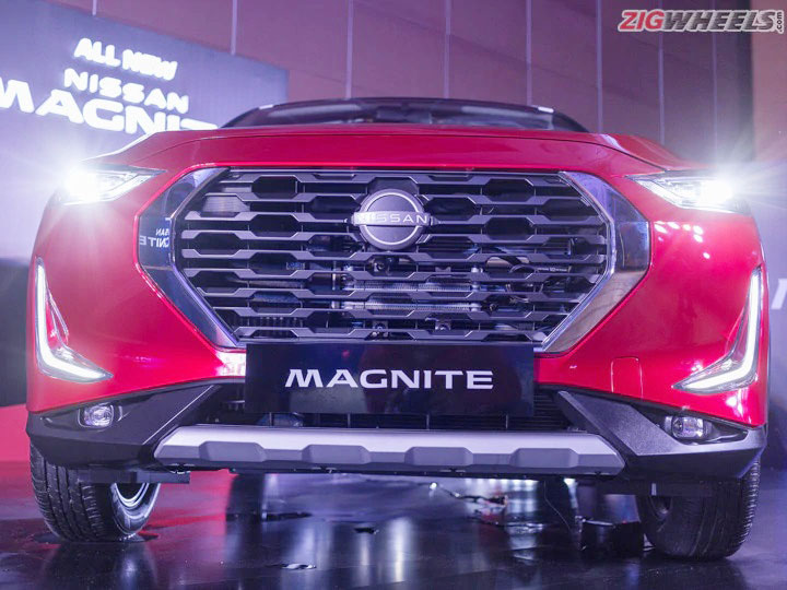 Thiết kế đầu xe kh&aacute; t&aacute;o bạo của Nissan Magnite 2021