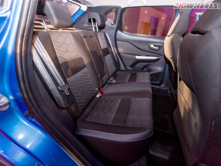 Ghế sau của Nissan Magnite 2021