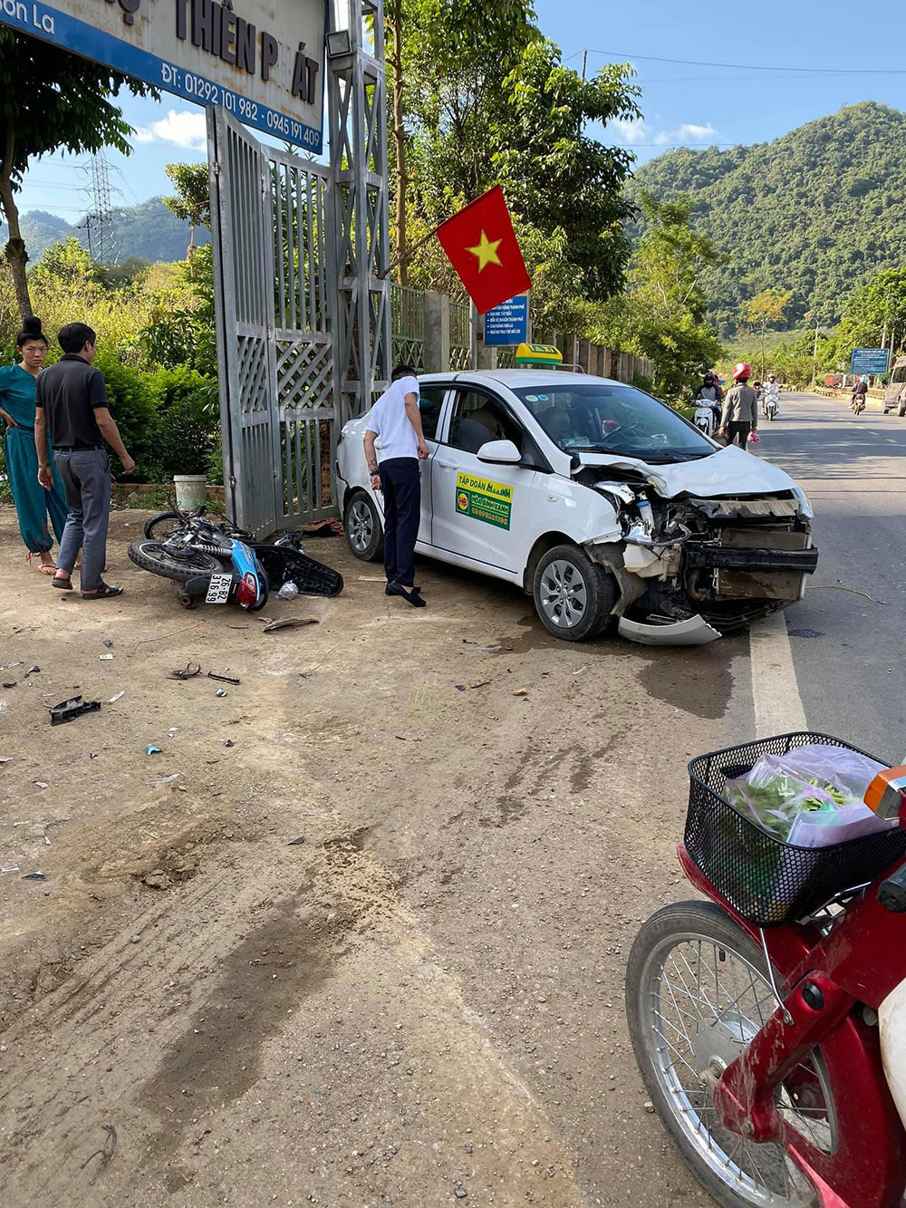 Hiện trường vụ tai nạn
