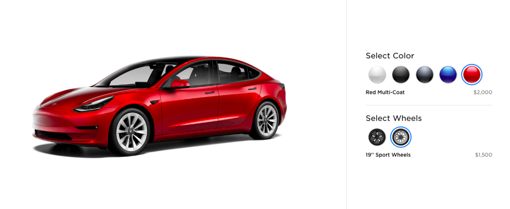 Bộ v&agrave;nh 19 inch d&agrave;nh cho Tesla Model 3 bản LR