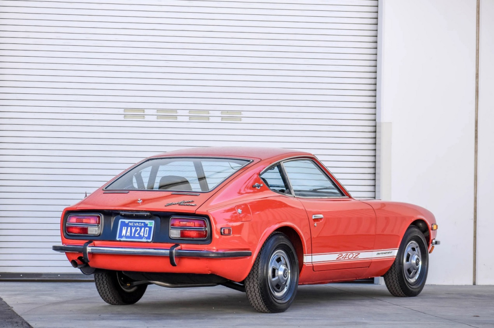 Phía sau của chiếc Datsun 240Z 1971 Phía sau của chiếc Datsun 240Z 1971