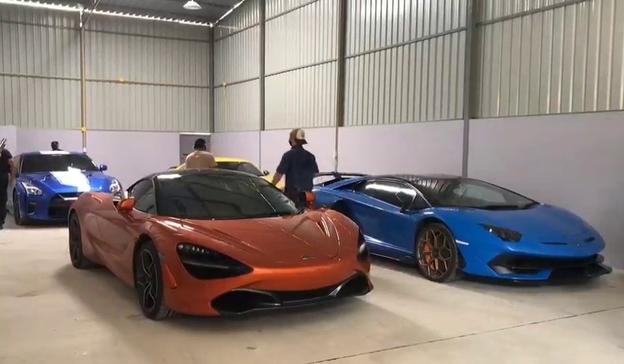 Lamborghini Aventador SVJ trong garage bí mật của trùm cá độ Tan Tai Narongkul 