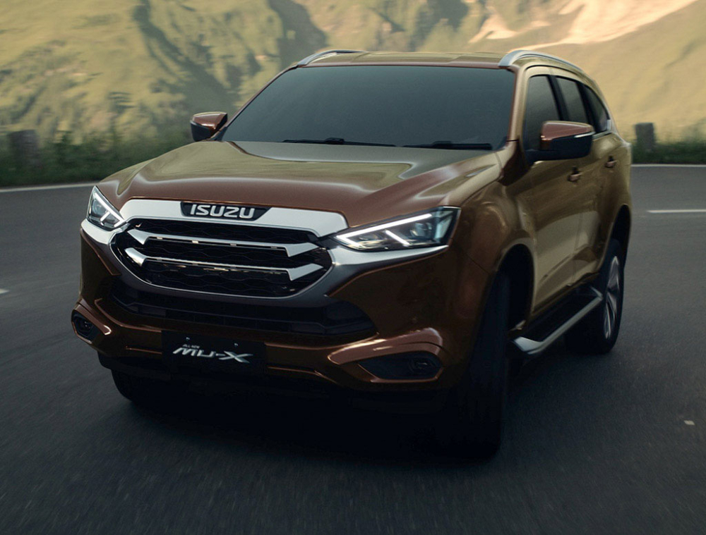 Cận cảnh đầu xe của Isuzu MU-X 2021