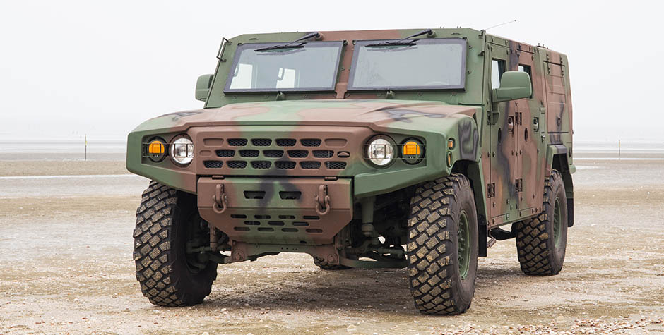 Xe qu&acirc;n sự Kia Light Tactical Vehicle ra mắt c&aacute;ch đ&acirc;y 2 năm