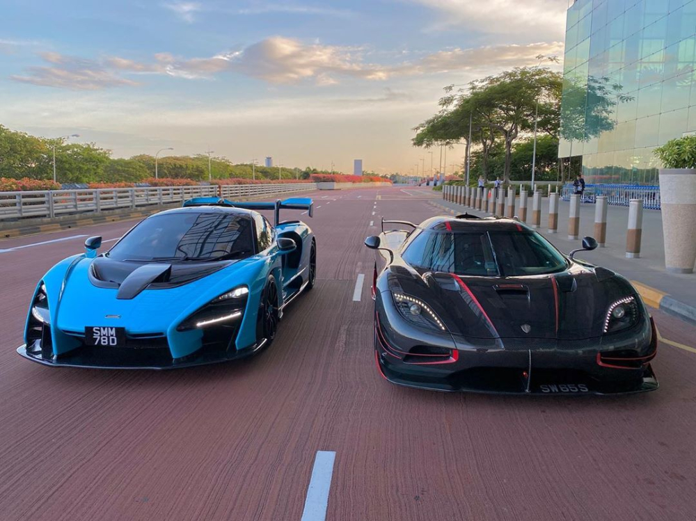 Cặp hypercar trời phú của nhà giàu Singapore đứng chung khung hình, nghe giá xe đã nổi hết da gà
