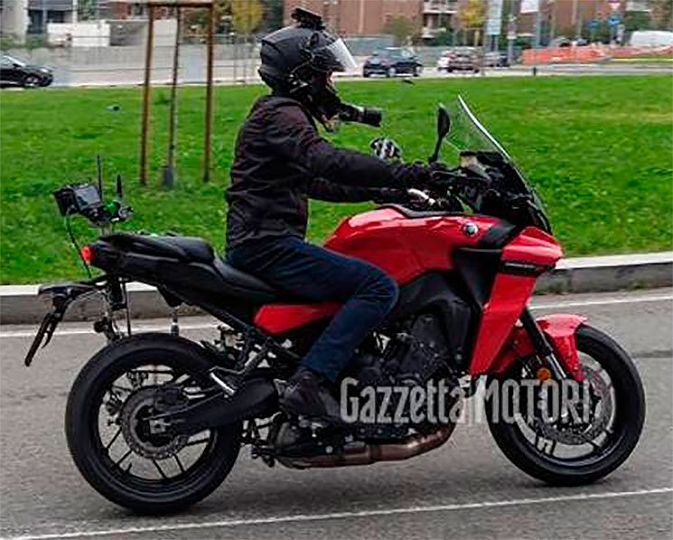 Yamaha Tracer 900 2021 chạy thử nghiệm tại ch&acirc;u &Acirc;u