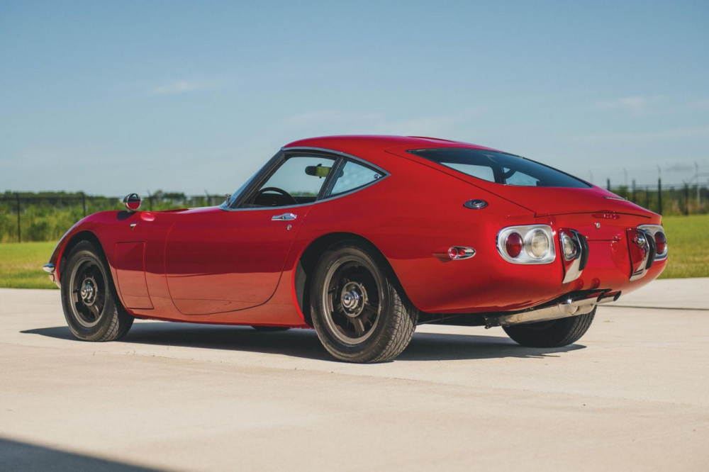 Phía sau của chiếc Toyota 2000GT 1967 Phía sau của chiếc Toyota 2000GT 1967