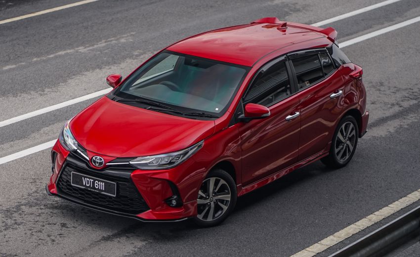 Toyota Yaris 2020 màu đỏ