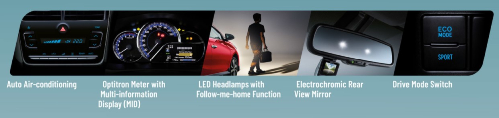 Các trang bị nội thất đáng chú ý của Toyota Yaris 2020 tại Malaysia