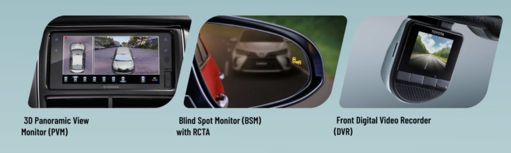 Toyota Yaris 2020 có cả camera 360 độ và có sẵn camera hành trình trên xe