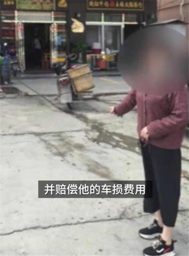 Bà chủ cửa hàng bán thịt bò